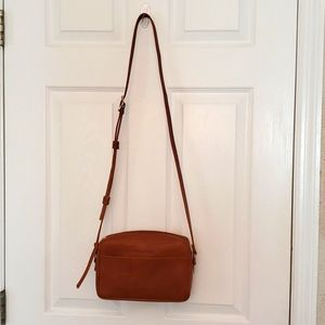 Portland Leather Toaster Crossbody honey brown